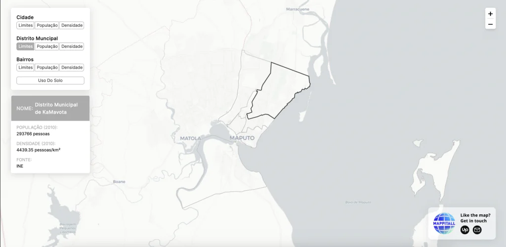 maputo district map