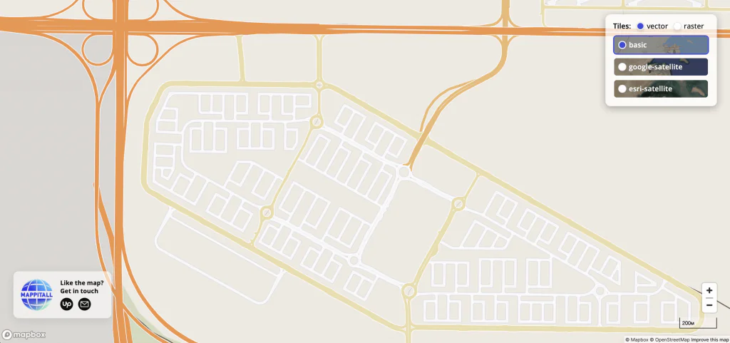kuwait road vector vizualization