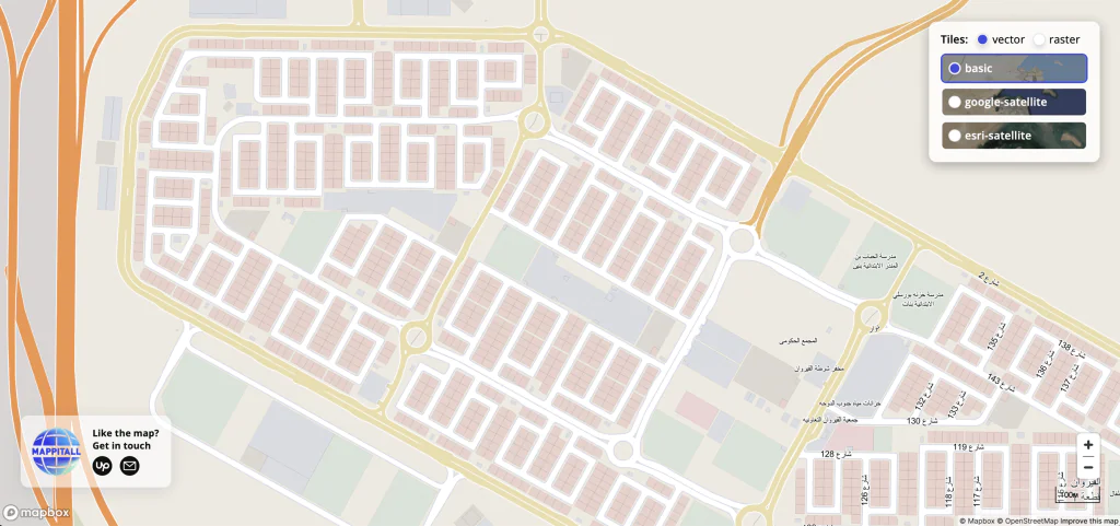 kuwait city vector mapping